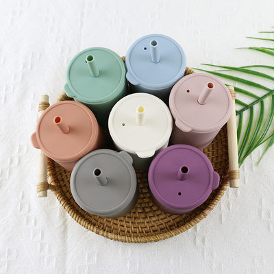 Il giro multiplo della tazza dei bambini del silicone di colore modella la prova libera di caduta di BPA per l'infante