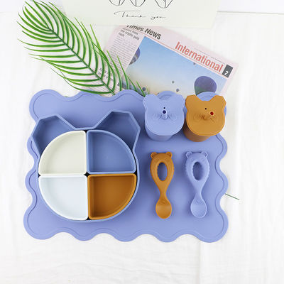 Commestibile molle della tazza dei bambini del silicone della prova della perdita con l'OEM della paglia del coperchio
