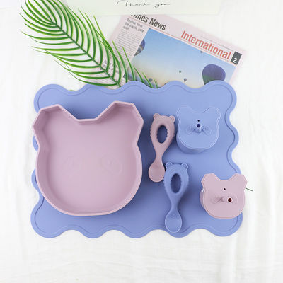 Commestibile molle della tazza dei bambini del silicone della prova della perdita con l'OEM della paglia del coperchio