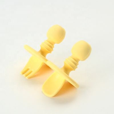 Mini Food Grade Silicone Forks ed i cucchiai BPA liberano non tossico per il bambino del bambino