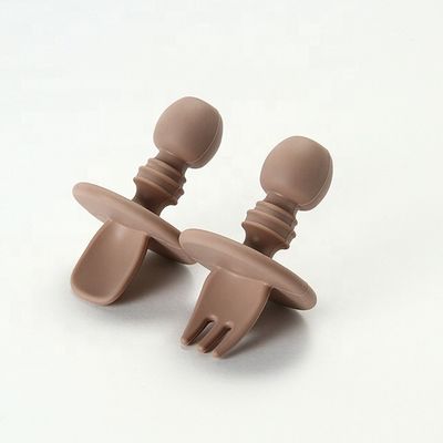 Mini Food Grade Silicone Forks ed i cucchiai BPA liberano non tossico per il bambino del bambino
