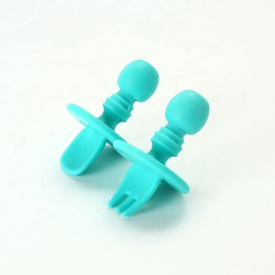 Mini Food Grade Silicone Forks ed i cucchiai BPA liberano non tossico per il bambino del bambino