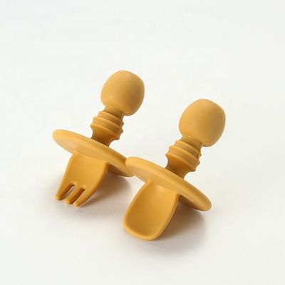 Mini Food Grade Silicone Forks ed i cucchiai BPA liberano non tossico per il bambino del bambino