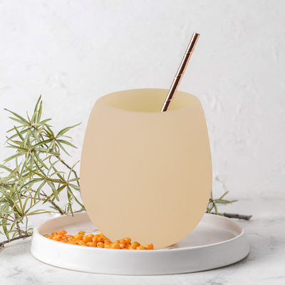 La tazza BPA dell'acqua del silicone di colore di Panton non libera maniglia nessun coperchio per la birra del vino