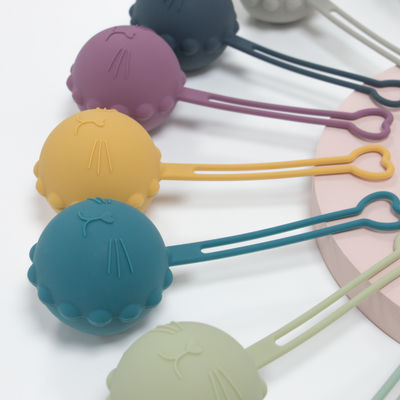 Cassa BPA della tettarella del silicone del commestibile libera per il regalo neonato del supporto del sacchetto di stoccaggio della tettarella dei bambini