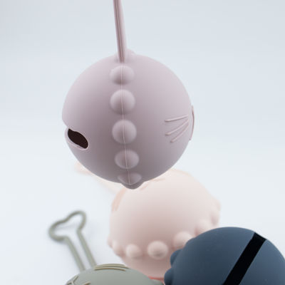 Cassa BPA della tettarella del silicone del commestibile libera per il regalo neonato del supporto del sacchetto di stoccaggio della tettarella dei bambini
