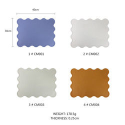 Cat Face Kids Silicone Placemat, stuoia d'alimentazione di Mat Heat Resistant Waterproof del tavolo da pranzo del silicone