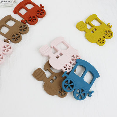 Piccolo bambino Teether del silicone del treno per la collana Toy Non Toxic