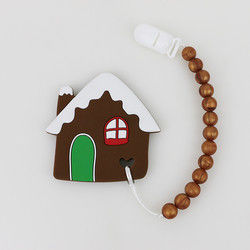 Albero di Natale del silicone di DIY Teether, perle di gomma molli sicure per dentizione