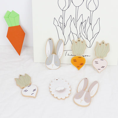 Pecore Bunny Personalised Silicone Teether BPA libero per il neonato