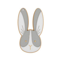 Pecore Bunny Personalised Silicone Teether BPA libero per il neonato