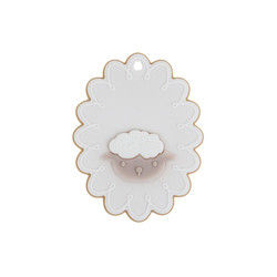 Pecore Bunny Personalised Silicone Teether BPA libero per il neonato
