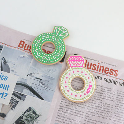 Fumetto Diamond Silicone Baby Teether, anelli di dentizione non tossici del silicone