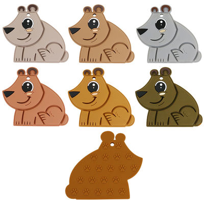 Bambino Teether BPA Eco libero del silicone del commestibile dell'orso amichevole