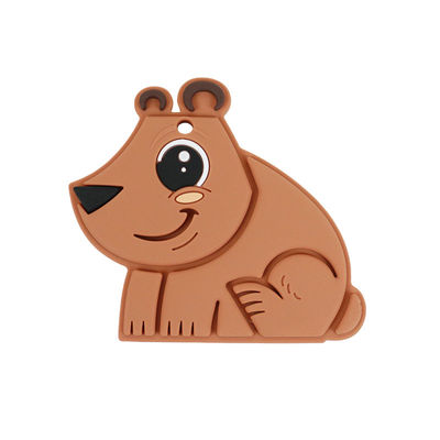 Bambino Teether BPA Eco libero del silicone del commestibile dell'orso amichevole