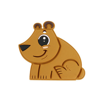 Bambino Teether BPA Eco libero del silicone del commestibile dell'orso amichevole