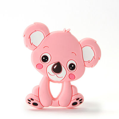 Cat Kitten Silicone Baby Teether animale BPA libera per dentizione del bambino