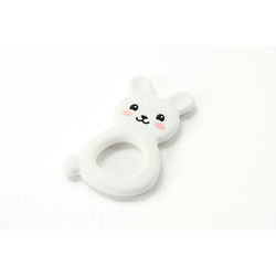 Cat Kitten Silicone Baby Teether animale BPA libera per dentizione del bambino