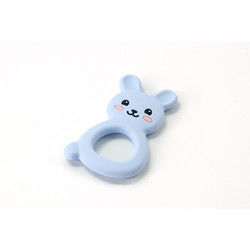 Cat Kitten Silicone Baby Teether animale BPA libera per dentizione del bambino
