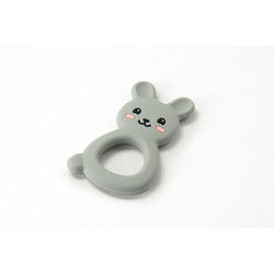 Cat Kitten Silicone Baby Teether animale BPA libera per dentizione del bambino