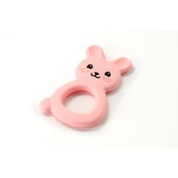 Cat Kitten Silicone Baby Teether animale BPA libera per dentizione del bambino