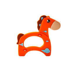 Cat Kitten Silicone Baby Teether animale BPA libera per dentizione del bambino