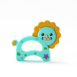 Cat Kitten Silicone Baby Teether animale BPA libera per dentizione del bambino