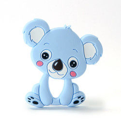 Cat Kitten Silicone Baby Teether animale BPA libera per dentizione del bambino