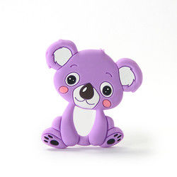 Cat Kitten Silicone Baby Teether animale BPA libera per dentizione del bambino