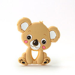 Cat Kitten Silicone Baby Teether animale BPA libera per dentizione del bambino