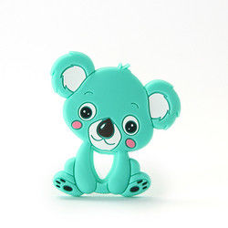 Cat Kitten Silicone Baby Teether animale BPA libera per dentizione del bambino