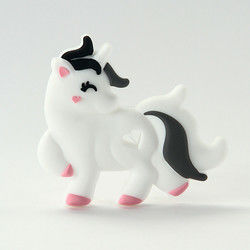 Cat Kitten Silicone Baby Teether animale BPA libera per dentizione del bambino