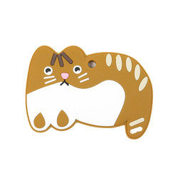 Cat Kitten Silicone Baby Teether animale BPA libera per dentizione del bambino
