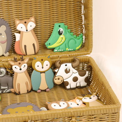 Materiale animale molle del commestibile del silicone di Teether del bambino per il bambino