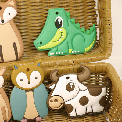 Materiale animale molle del commestibile del silicone di Teether del bambino per il bambino