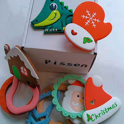 Silicone masticabile Teethers, giocattolo non tossico del bambino del commestibile del silicone mettere i denti