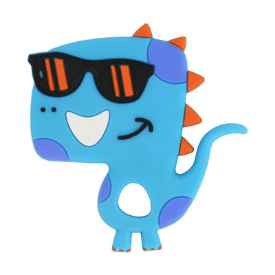 Forma sveglia dell'automobile di Teether del commestibile del bambino molle del silicone per il bambino