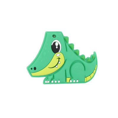 Bambino Toy Teether Cartoon Pattern For del silicone del commestibile che lenisce dentizione