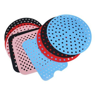Insieme riutilizzabile su ordinazione dell'articolo da cucina del silicone, cuscinetto del silicone della friggitrice dell'aria intorno a forma quadrata