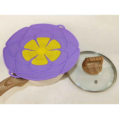 Il doppio di Pan Lid Cover Reusable With del silicone del commestibile appende per cucinare