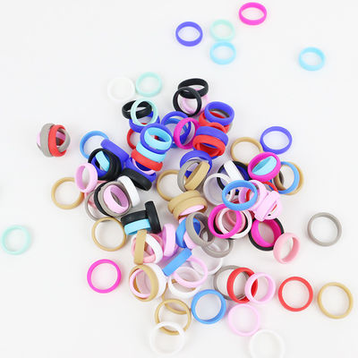 Giunti circolari liberi della gomma di silicone del commestibile di BPA masticabili per le ragazze dei bambini
