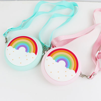 Borsa a tracolla di Mini Rainbow Custom Made Silicone per il bambino del bambino