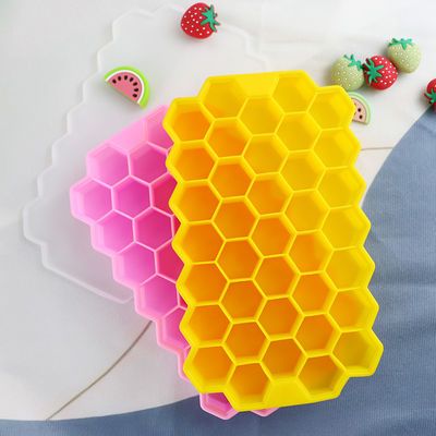 Muffa libera del cubetto di ghiaccio del favo di BPA, vassoi di gomma del cubetto di ghiaccio del commestibile