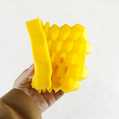 Muffa libera del cubetto di ghiaccio del favo di BPA, vassoi di gomma del cubetto di ghiaccio del commestibile