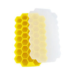 OEM di gomma molle libero di Tray With Lid Honeycomb Shape del cubetto di ghiaccio del PVC