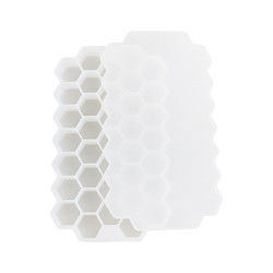 Muffa libera del cubetto di ghiaccio del favo di BPA, vassoi di gomma del cubetto di ghiaccio del commestibile