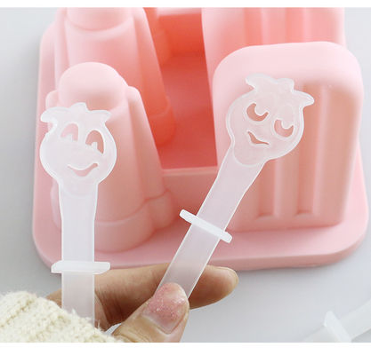Ghiaccio Lolly Personalised Silicone Molds Sustainable con colore di Panton