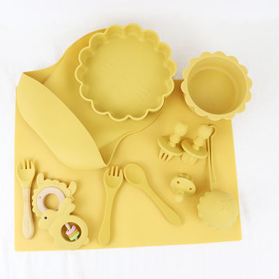 insieme d'alimentazione del bambino del silicone dei pc 1Set 8 colore sostenibile di Pantone