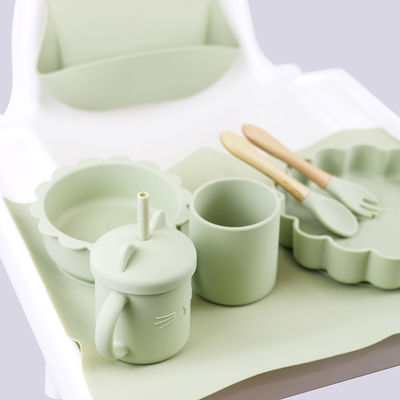 insieme d'alimentazione del bambino del silicone dei pc 1Set 8 colore sostenibile di Pantone