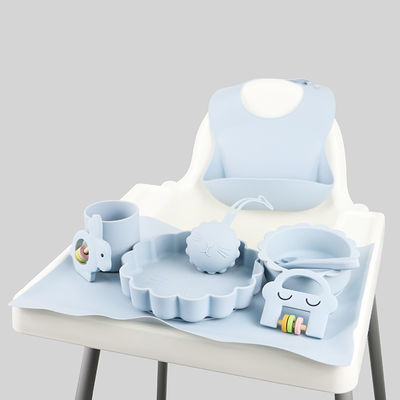 insieme d'alimentazione del bambino del silicone dei pc 1Set 8 colore sostenibile di Pantone